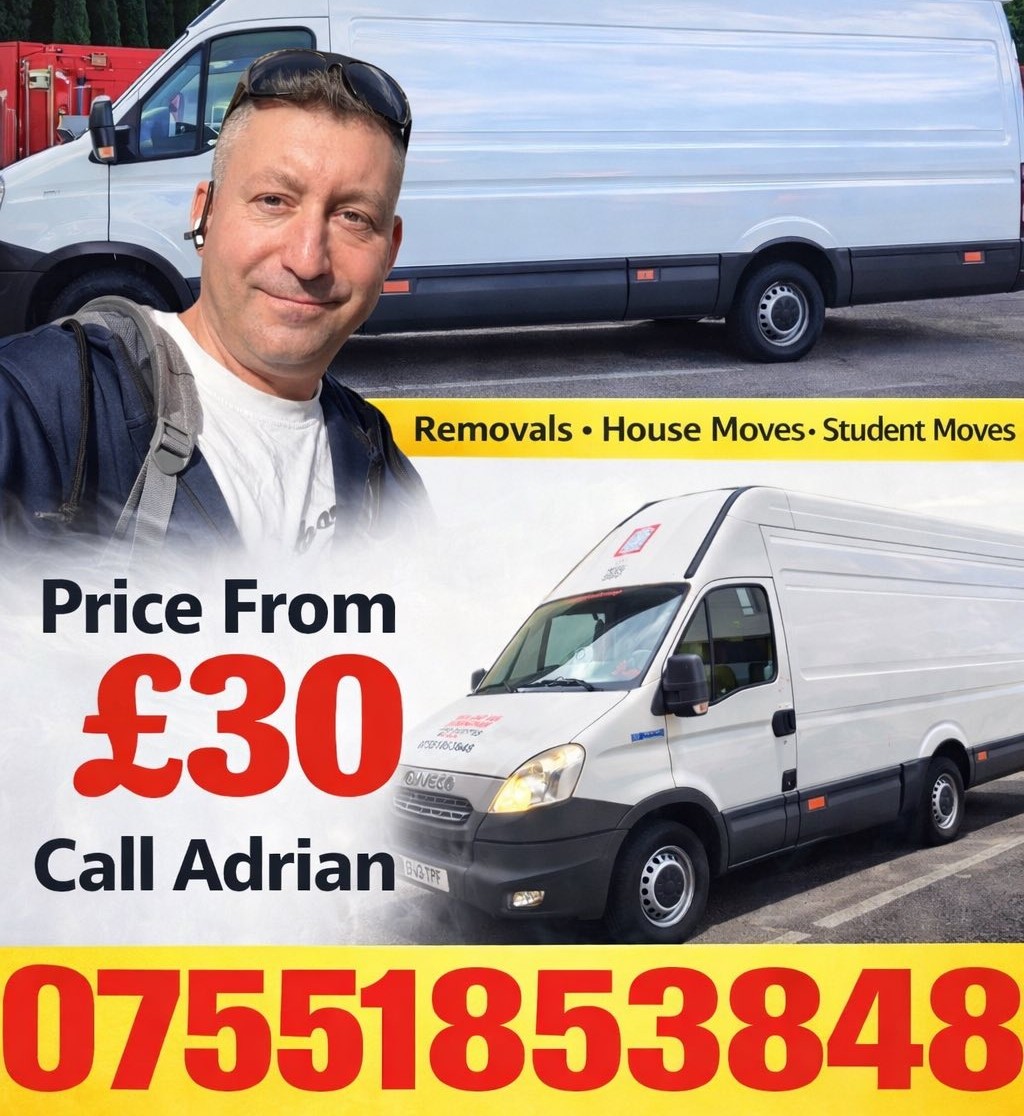 Adrian Man and Van Birmingham from £30/job